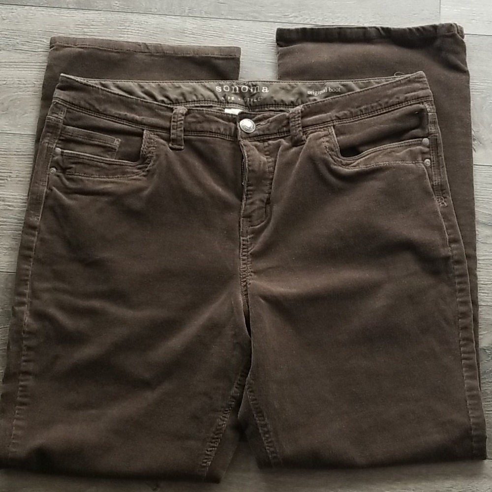 Brown cords, Sonoma, 16